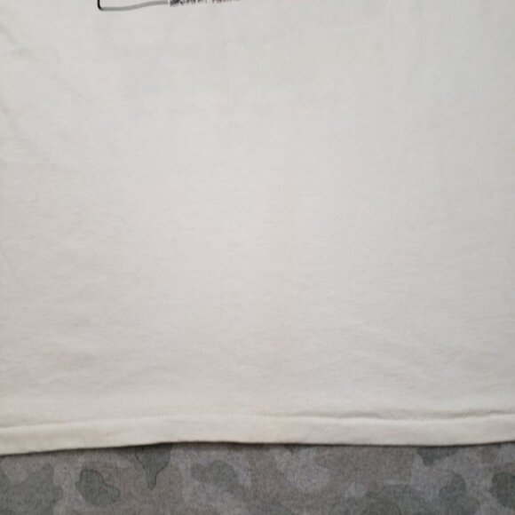 Vintage Oneita Shirt Mens 2XL White Made In USA Firebird Racing Single Stitch - Picture 8 of 11